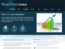 Tablet Screenshot of blueoliveonline.com
